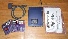 COMPLETE BUNDLE: iomega Z100P2 ZIP 100 External Drive, Manual, Original Receipt