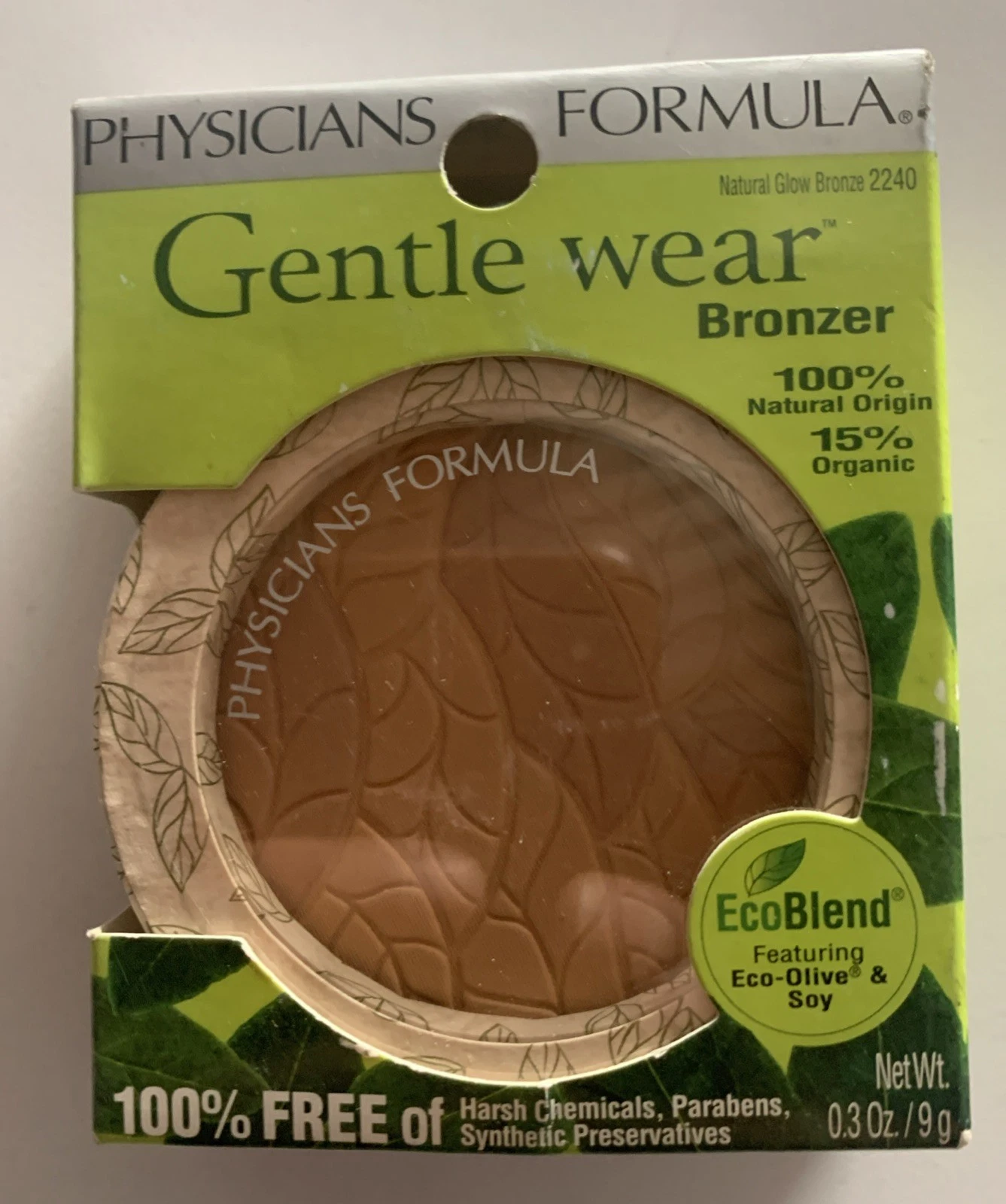 Physicians Formula Organic Wear Natural Bronzer Natural, 2240 Glow Bronze