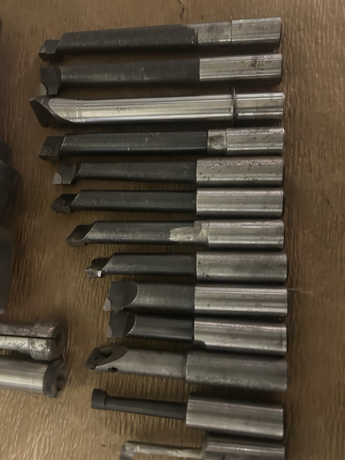 BT 40 Boring Head W/ Wooden Case & 13 Boring Bars