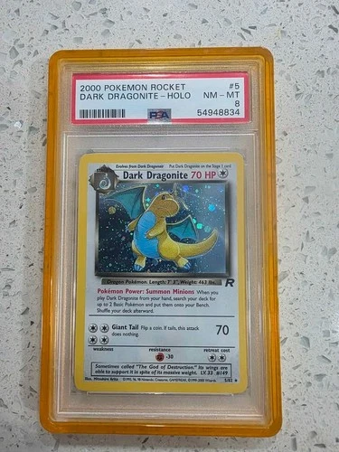 Dark Dragonite Holo PSA 8 NM-MT 5/82