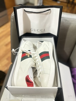 Gucci Ace GG Supreme Bees Men's Sneakers Size 11 567963 A38G0