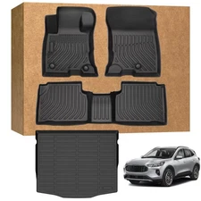 Floor Mats & Cargo Liner for Ford Escape Hybrid & Plug-in Hybrid 2020-2026, T...