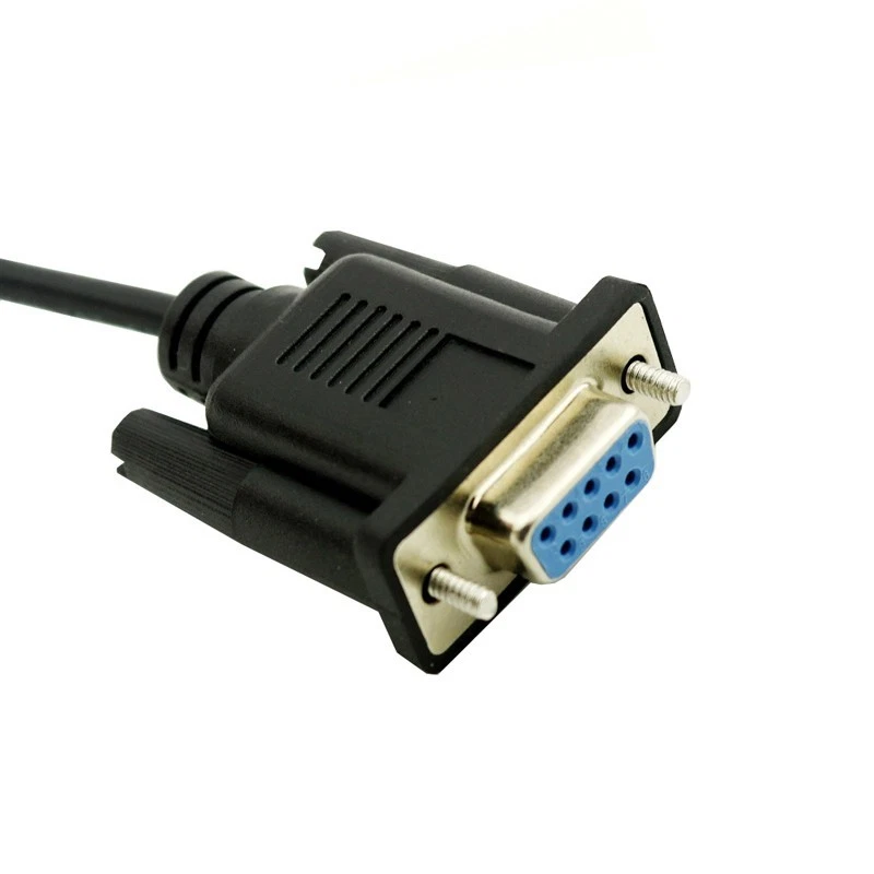 RS232 DB9 Female To USB 2.0 Female Serial Cable Adapter Converter 9.8in 25cm New - Image 4 of 4