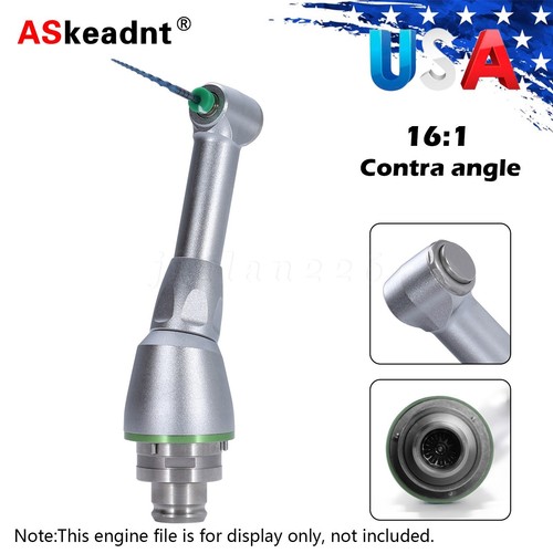 Dental Endo Motor Handpiece Push Endodontic 1:1 16:1 Reduction Contra Angle Head - Afbeelding 16 van 20