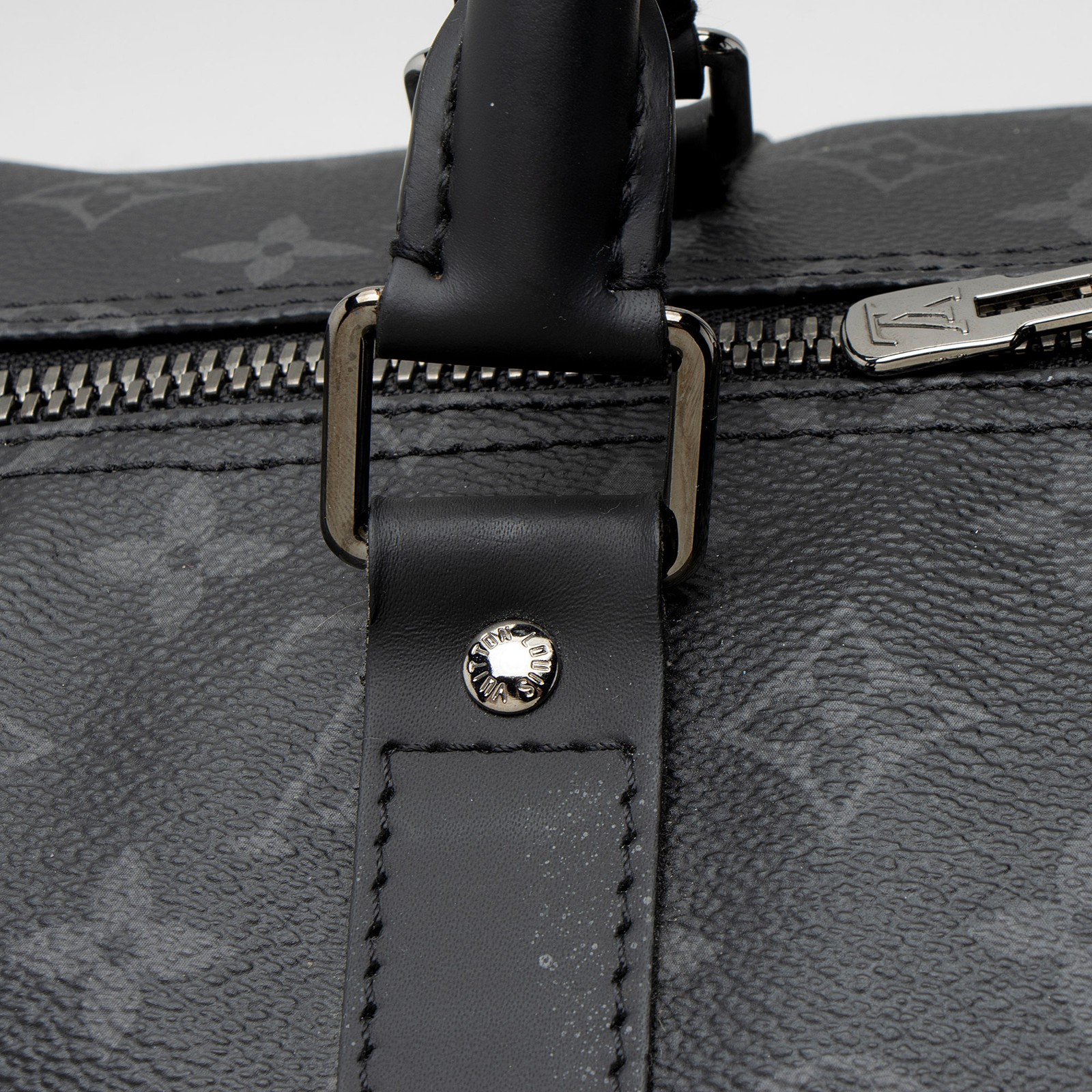 Louis Vuitton Monogram Eclipse Keepall Bandoulier… - image 11