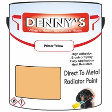 Dennys High Temp Radiators Paint - Primer Yellow