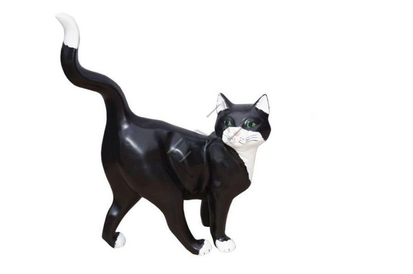 "Design Katze Figur Garten Statue Skulptur Figuren Skulpturen Dekoration Neu"-image
