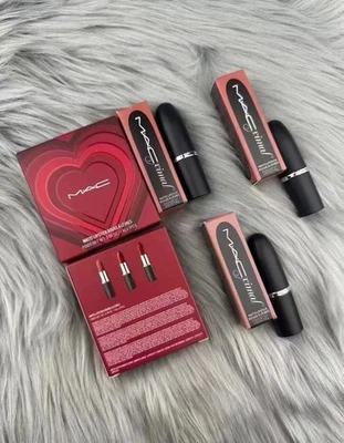 M·A·C MAC Love Lipstick 3 piece set 666, 683, 626 1.8g*3 The best gift lady UK