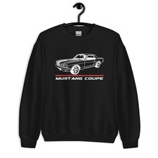 Premium Sweatshirt For Mustang Coupe 1965 Car Owners Birthday Gift