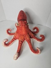Wild Republic Red Octopus Plush 12-14" Realistic Stuffed Sea Animal