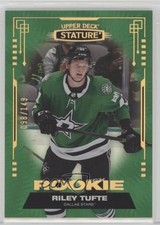 2021-22 Upper Deck Stature Rookies Green 98/149 Riley Tufte #169 2vh