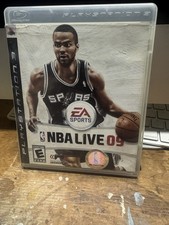 NBA Live 09 (Sony PlayStation 3, 2008) Complete With Manual CIB
