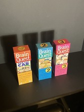 Brain Quest Games 3 Sets Ages 7-12 Questions Answers to Challenge Your Mind