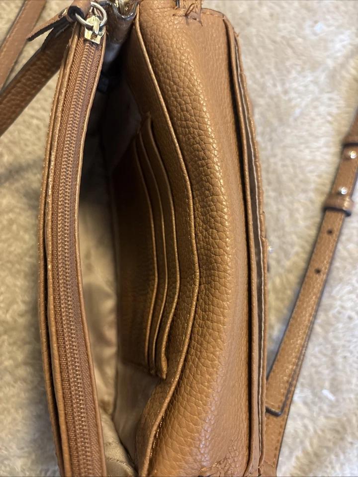 Кожаная сумка через плечо Michael Kors - Изображение 3 из 4