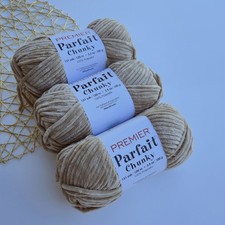3 PACK Toffee Premier Parfait Chunky Yarn, Polyester Yarn