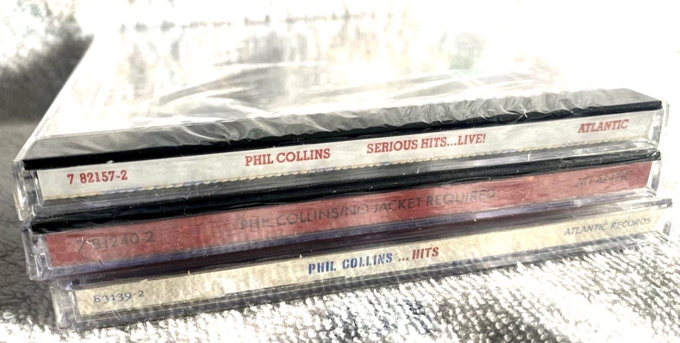 PHIL COLLINS Lot of 3 CDs *SEALED* No Jacket Required, Hits, Serious Hits Live Foto 3 de 4