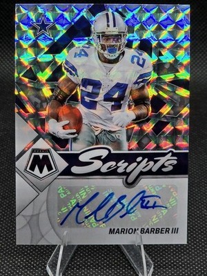 2022 Panini Mosaic - Scripts Marion Barber III #S-MBA (AU)