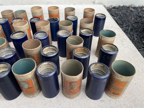 Lot 2 - Antique Vintage 25 Edison Cylinder rolls player records - Picture 15 of 24