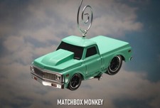 '72 Chevy C-10 Cheyenne Chevrolet Pickup Truck 1/64 Christmas Ornament 1972 c10