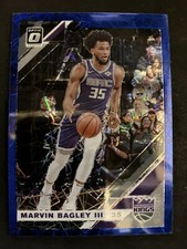 2019-20 Donruss Optic Blue Laser Prizm Marvin Bagley III #87 Sacramento Kings
