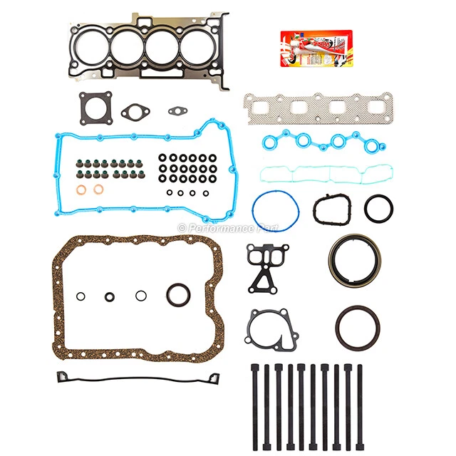 Juego completo de juntas pernos de cabeza para calibre Dodge 08-09 2,4 L DOHC 16v VIN F Foto 2 de 4