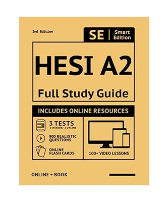 Hesi A2 Full Study Guide 2nd Edition: Complete Subject Review with 100 Video Les