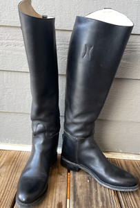 Bottes équitation Effingham By Bond Co – Cuir Noir Dentelle – Femme Taille 9 – USA