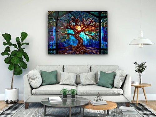 Heaven Tree of Life Tempered Glass Wall Art - Picture 12 of 16