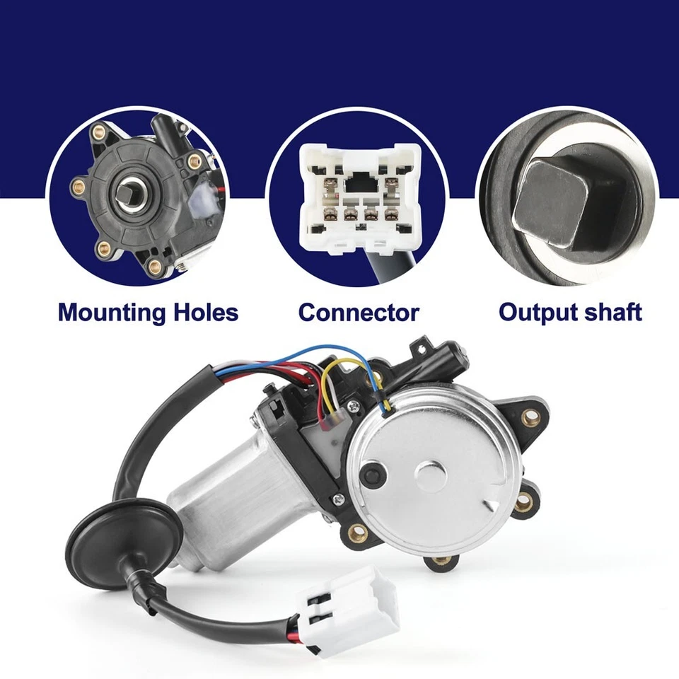 Window Lift Motor For 2002-2006 Nissan Altima Front Left Driver Side with 6 Pins - Image 2 of 4