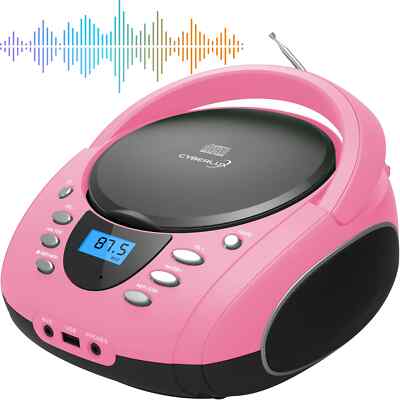 Tragbares CD-Radio Kinder Radio CD-Player Stereoanlage Kompaktanlage Boombox
