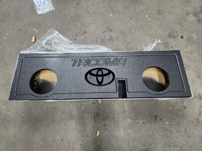 Custom Toyota Tacoma Double Cab Dual 8'' Sub Box Subwoofer Enclosure 2005-2022