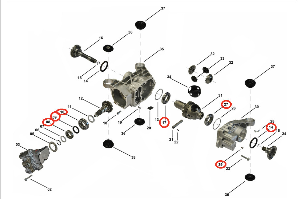 VW Audi HAA350 + HAA450 Master-KIT Überholsatz für 