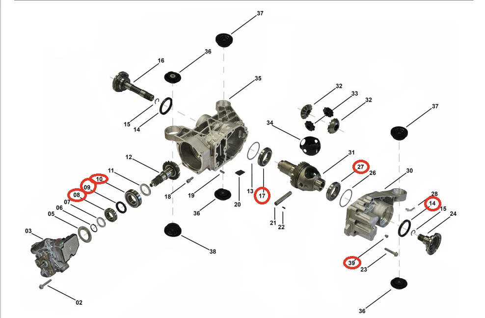 VW Audi HAA350 + HAA450 Master-KIT Überholsatz für  