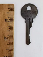 Vintage USPS Key "Do not Duplicate" Post office old Brass Key 21224