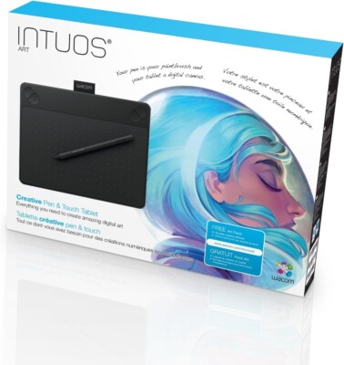 Wacom Intuos Art Pen & Touch Graphics Tablet | Size S | Black