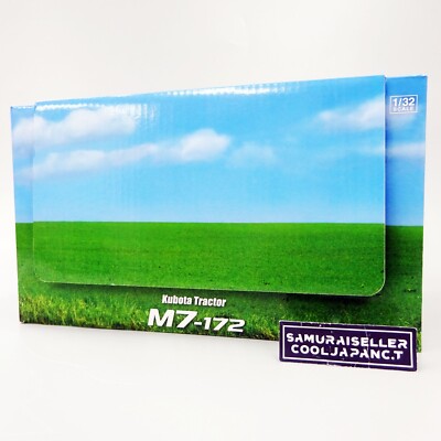 Kubota Tractor M7-172 with Diorama Miniature 1/32 - Doors & Bonnet