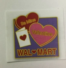 WALMART Be My Valentine Lapel Pin Quality Metal Brand New