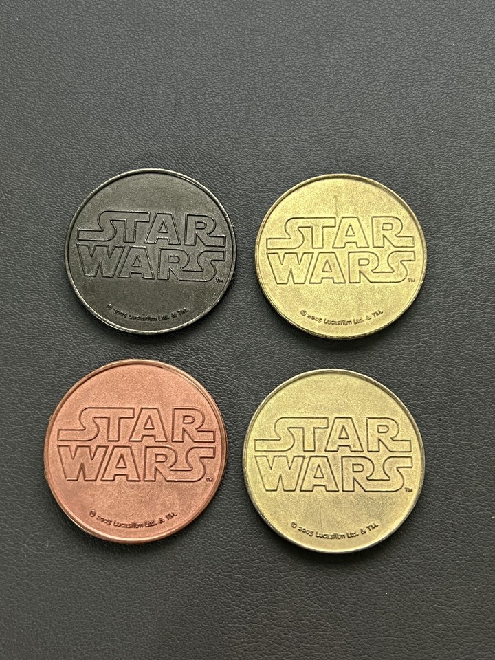 2005 California Lottery Promotion Disney Star Wars 2” Scratcher Coins