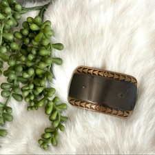 Belt Buckle Black  Copper Rodeo Western Bull Rider Cowboy Cowgirl