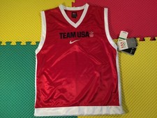 NEW Team USA Team Nike 2003 U.S. Olympic Collection Red Jersey Men's Size Large
