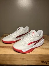 Puma Stewie 2 Team Womens Basketball Shoes 379082-03, White/Red New Size 8