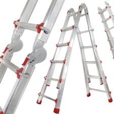 Alu Vielzweckleiter M85606 Mehrzweckleiter Allzweckleiter Stehleiter 4X5 452cm