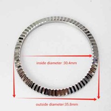 For Rolex Datejust 36mm 16013 16018 16233 16234 16203 Steel Silver Bezel 30.4mm