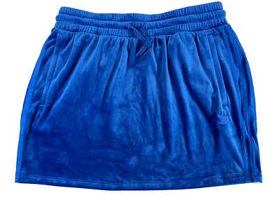 Jeremy Scott x adidas Originals JS Skirt W Velour Blue H53362 | eBay