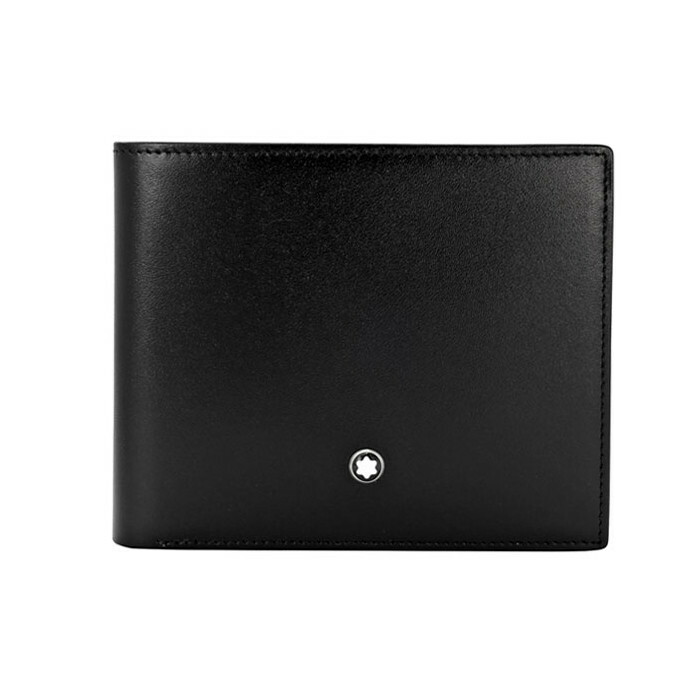 Original Montblanc Meisterstück Natural Leather Card Holder Wallet