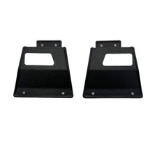 Pair Rear Fold Down Seat Latch Cover Plates For 1967-1968 Ford Mustang