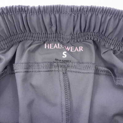 ユウ Heal Wear cargo scrub pants Women S/Gray /elastic waist+