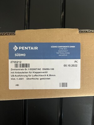 2705212 Pentair / Sudmo 2  To 4  Butterfly Valve Actuator.  Brand New, In Box