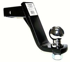  6" Drop Hitch for 2" Receiver Trailer Ball Mount with 2" Hitch Ball Set HD