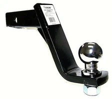  6" Drop Hitch for 2" Receiver Trailer Ball Mount with 2" Hitch Ball Set HD